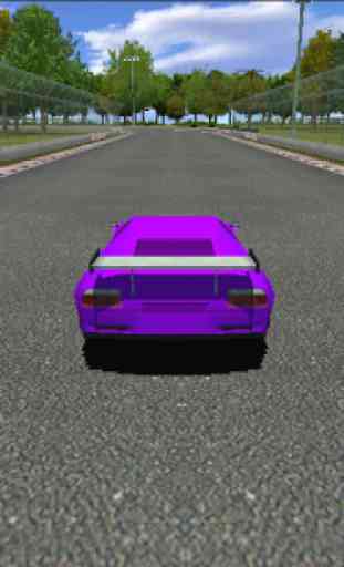 Simulatore Supercar corse 3D 4