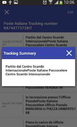 Tracking Tool For Poste Italiane 4