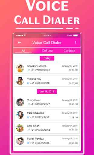 Voice Call Dialer – True Caller ID 4