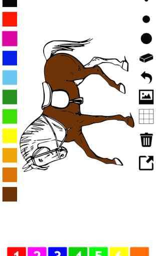 Attivo! Coloring Book Dei Cavalli Per i Bambini: Imparare Per Dipingere e Colorare il Cavallo 1