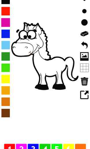 Attivo! Coloring Book Dei Cavalli Per i Bambini: Imparare Per Dipingere e Colorare il Cavallo 4
