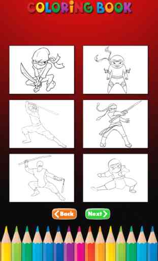 Il Ninja Coloring Book: Impara a disegnare e colorare un ninja, arma e altro 2