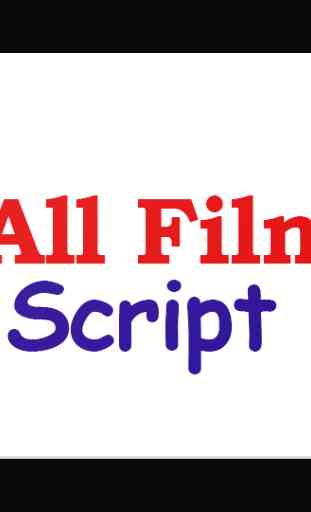 All Film Scripts :  Best Film Screenplay / Story 1