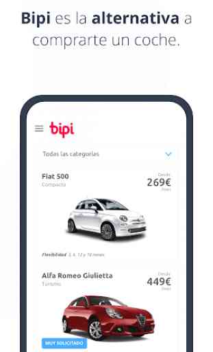Bipi - Suscripción a coches 2
