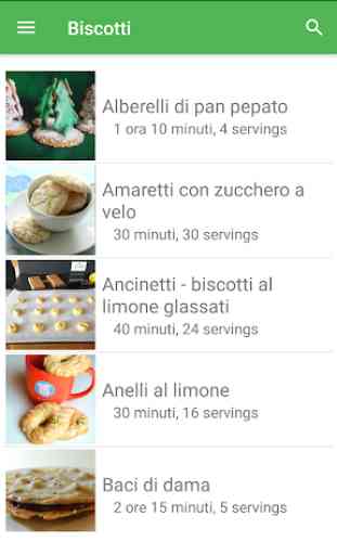 Biscotti ricette di cucina gratis in italiano. 1