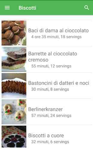 Biscotti ricette di cucina gratis in italiano. 2