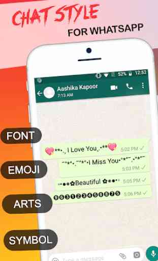 Chat Style: Fancy Text and Font For Whatsapp 1