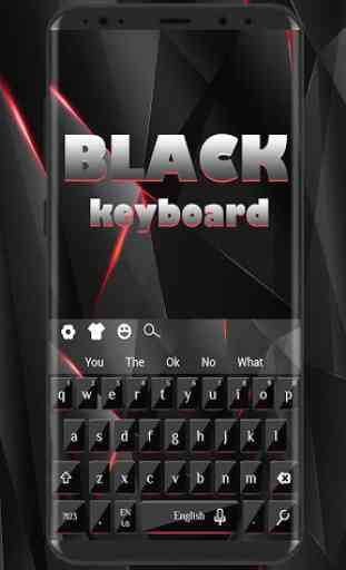 Elegante tastiera nera 1