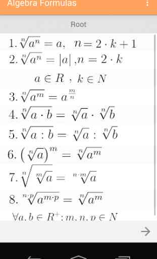 Formule di algebra 3
