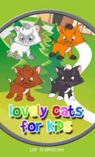 gatti belli per tutti i bambini - gioco gratuito 1