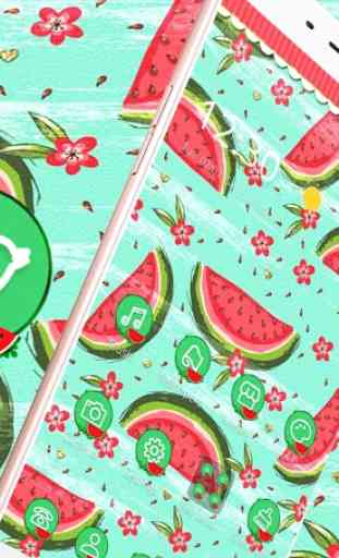 Green Fresh Watermelon Theme 1