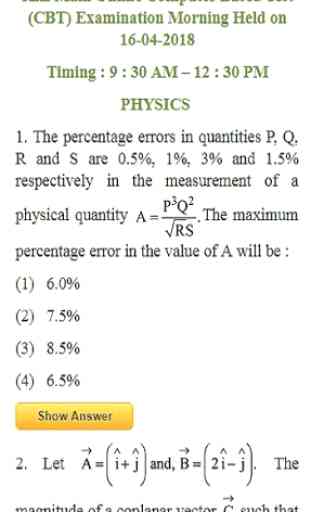JEE Main 2019 Question Bank 3