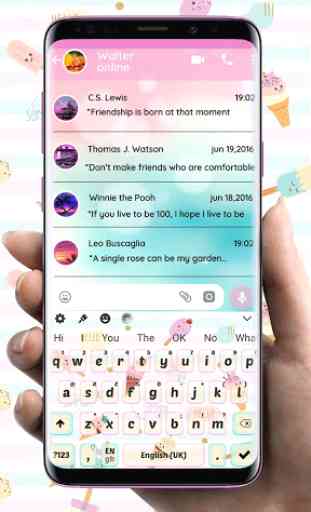 Keyboard Theme for Chatting 2