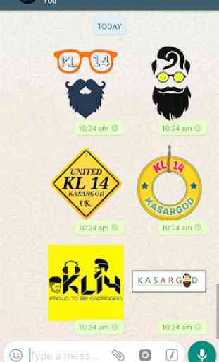 Kl 14 | Malayalam Stickers WhatsApp (SticKasrod) 2