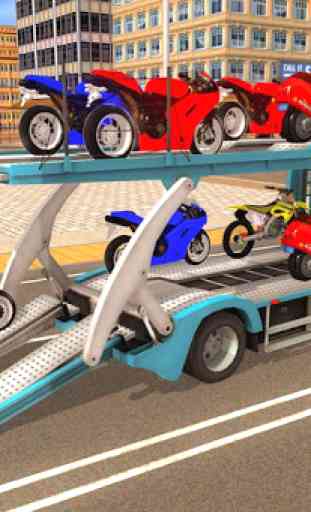 Motorcycle Transport Truck: Bike Transporter Sim 2