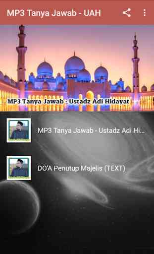 MP3 Tanya Jawab - Ustadz Adi Hidayat 1
