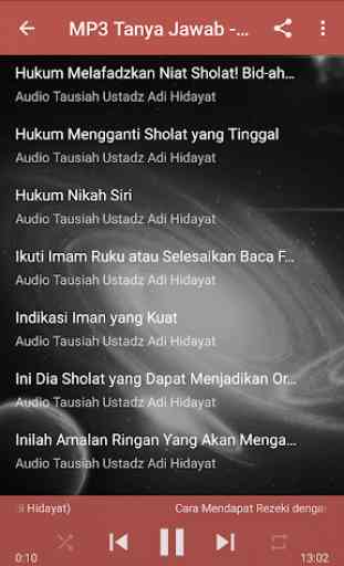 MP3 Tanya Jawab - Ustadz Adi Hidayat 3
