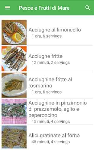 Pesce e Frutti di Mare ricette di cucina gratis. 1