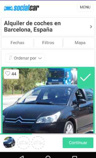 SocialCar - Alquiler de coches particulares 2