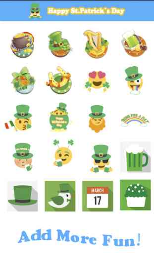 St. Patrick Day Emoji Sticker 1