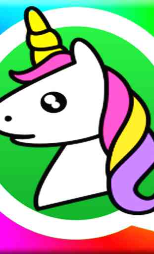Unicorn Whatsapp Sticker Pack 1
