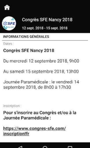 Congrès SFE Nancy 2018 2