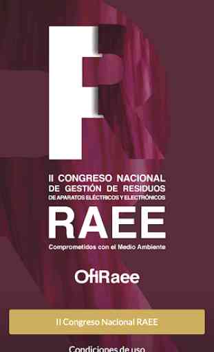 Congreso Nacional RAEE 1