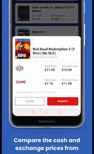 Digitrade - Compare values at CeX and GAME 4