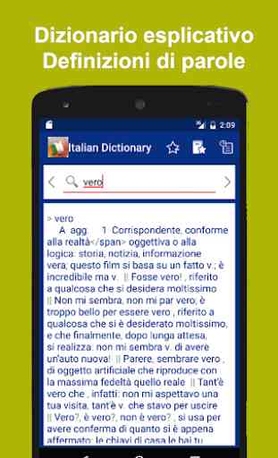 Dizionario esplicativo italiano Definizioni parole 1