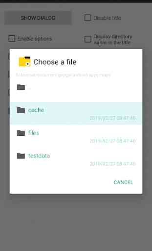 File Chooser Demo for Android 4