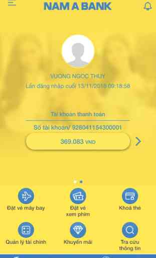 Nam A Bank Mobile Banking 4