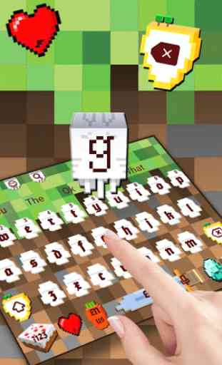 Pixel Craft Keyboard Theme 2