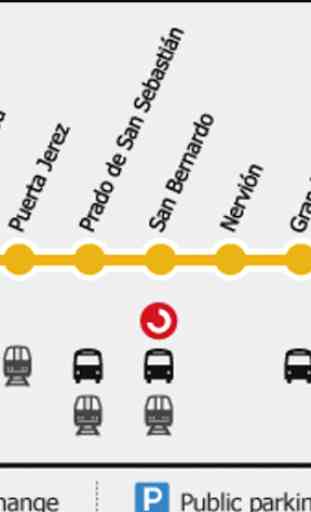 Seville Metro Map 2