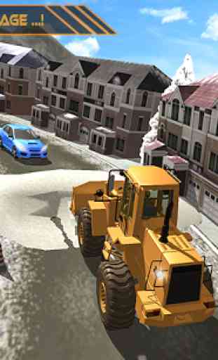 Snow Excavator Dredge Simulator - Rescue Game 3