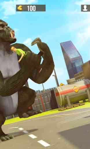 arrabbiato gorilla furia attacco 4