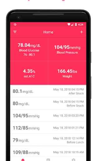 Blood Glucose Tracker - Track your blood Glucose 1