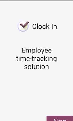 ClockIn - Employee tracking 1