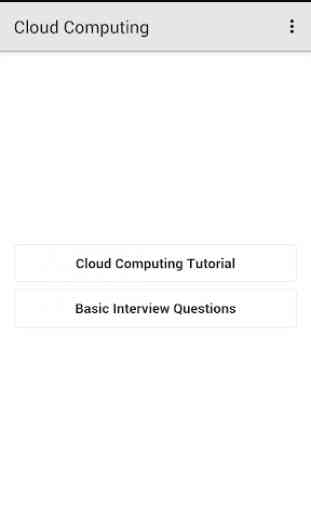 Cloud Computing Tutorial 1