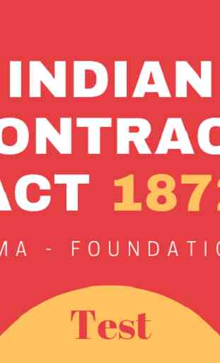 CMA foundation - Indian Contract Act Quiz 1