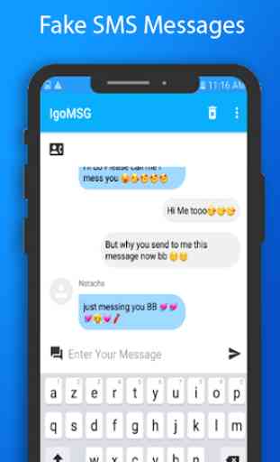 Falsi messaggi SMS falsi - IgoMsg 2