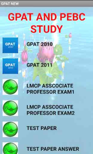 GPAT AND PEBC STUDY 4