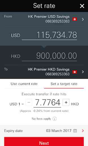 HSBC Singapore QuickFX 4