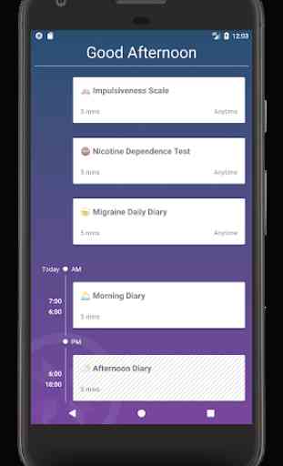 IBM My Clinical Diary mobile 1