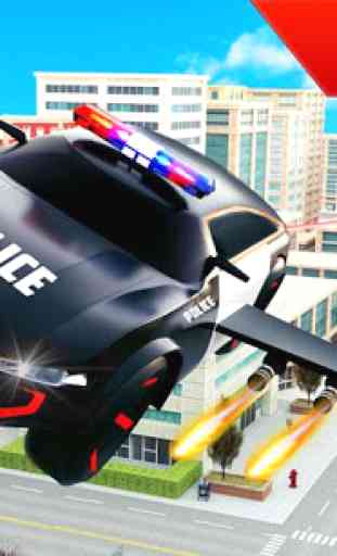 polizia volante suv guida auto robot giochi robot 1