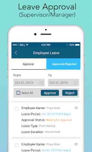 PurelyTracking | Time Clock | Leave Management 3