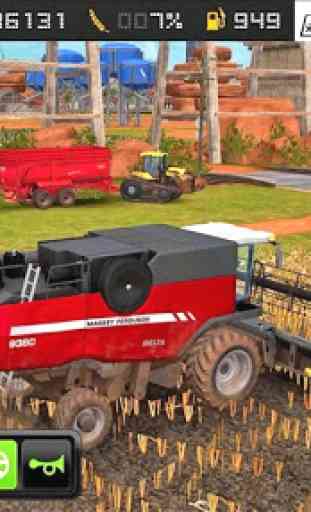 trattore Tirare vero contadino simulatore 2