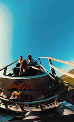 VR  Roller Coaster with GoPro 1