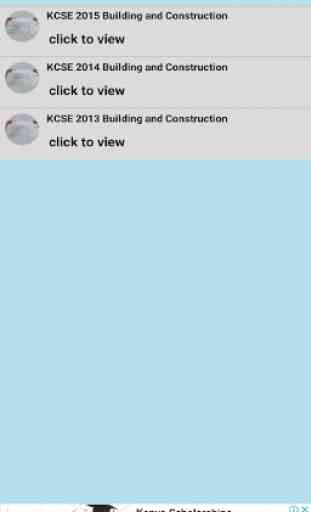 BUILDING & CONSTRUCTION KCSE PASTPAPERS & ANSWERS 2