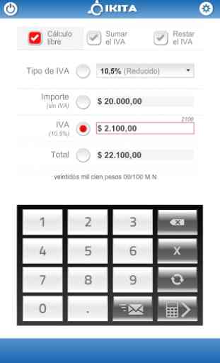 Calculadora de IVA (Argentina) 2
