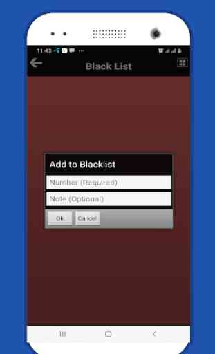 Call Blocker 2 - Blacklist 3
